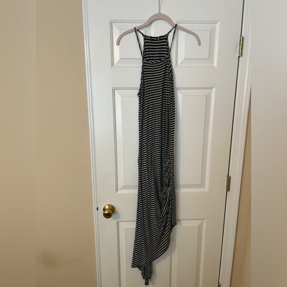 Popular Basic striped dress, form fitting